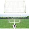 Aufun - Kinder Fußballtor 2.45m x 1.55 m Garten Fussballtor Trainings Fußballnetz Perfektes Tor bei