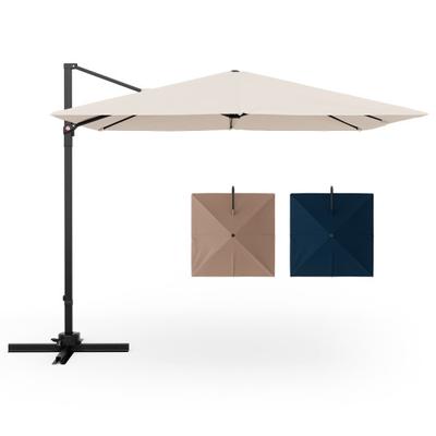 Costway 9.5 Feet Square Patio Cantilever Umbrella ...