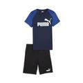 PUMA Jungen Kurzes Polyester-Set B Jogginganzug, Club Navy, 116