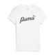 PUMA Unisex ESS+ Blossom Tee G T-Shirt, weiß, 152