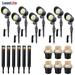 LEONLITE LED Landscape Lighting Kit (6 Pack Well Lights 14 Pack Pathway Lights)