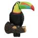 Toucan Figurine Animal Figurine Tropical Bird Statue Toucan Ornament Desktop Decorative Sculpture for Home Office Decoration