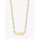 Daisy London Zodiac Nameplate Figaro Necklace