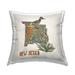 Stupell Industries New Mexico Yucca Flower Patterned Square Decorative Printed Throw Pillow 18 x 18