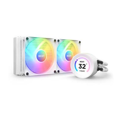 NZXT 240mm Kraken Elite RGB All-in-One Liquid CPU Cooler (White, 2023) RL-KR24E-W1