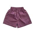 B91xZ Toddler Shorts Boys Toddler Boys Shorts Summer Casual Daily Shorts Pocket Casual Outwear Fashion for Children Clothing Purple Sizes 4-5 Years