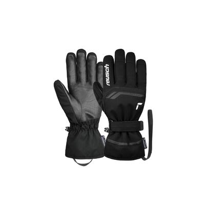 Skihandschuhe REUSCH "Primus R-TEX XT", Damen, Gr. 7,5, schwarz-weiß (weiß, schwarz), 85% Polyester, 15% Polyurethan, mehrfarbig, klassisch, Handschuhe, sehr warm, wasserdicht und atmungsaktiv Image