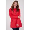 Softshellmantel DEPROC ACTIVE "PEAK ROBSON WOMEN", Damen, Gr. 48 (XL), rot, 96% Polyester; 4% Elastan mit TPU Membrane, casual, Langarm mit verstellbarem Klettverschluss, Mäntel, auch in Großen Größen erhältlich