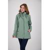 Softshellmantel DEPROC ACTIVE "PEAK ROBSON WOMEN", Damen, Gr. 44 (L), grau (slate), 96% Polyester; 4% Elastan mit TPU Membrane, casual, Langarm mit verstellbarem Klettverschluss, Mäntel, auch in Großen Größen erhältlich