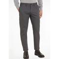 Chinohose TOMMY HILFIGER "Chino Denton 1985 PIMA CO" Gr. 36, Länge 36, grau (darkgrey) Herren Hosen Business