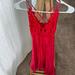 Free People Dresses | Free People Adjustable Lace Dress | Color: Red | Size: Xs