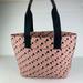 Coach Bags | Coach Canvas Heart Tote Bag | Color: Black/Pink | Size: Os