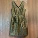 J. Crew Dresses | J.Crew Metallic Black & Gold Polka Dot Dress | Color: Black/Gold | Size: 4