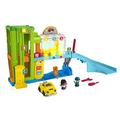 Fisher-Price Little People Auto Waschwerkstatt - Interaktives Autowerkstatt-Spielset mit Lichtern, Musik und Smart-Stages-Lerninhalten für Kleinkinder in mehrsprachiger Version, HRB35