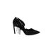 Stuart Weitzman Heels: Pumps Stilleto Cocktail Party Black Print Shoes - Women's Size 8 - Closed Toe