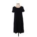 Gap Casual Dress - Shift: Black Print Dresses - Women's Size Small