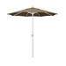 Beachcrest Home™ 7.5' Market Umbrella Metal in White/Brown | 95.5 H in | Wayfair A3A9F40CE75E4517BC0A567AC2CE651D