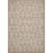 Brown 120 x 94 x 0.5 in Area Rug - Loloi II Geometric Machine Woven Polyester Area Rug in Sand Polyester | 120 H x 94 W x 0.5 D in | Wayfair