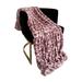 Plutus Pink Leopard Faux Fur Luxury Throw Blanket - Plutus PBSF2334-114x120