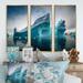 Latitude Run® Floating Majestic North American Iceberg IV Floating Majestic North American Iceberg IV - 3 Piece Print on Canvas in White | Wayfair