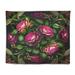 Red Barrel Studio® Polyester Bouquet of Viva Magenta Roses Tapestry Metal in Green/Pink | 32 H x 39 W in | Wayfair F527F0013D3D484D816C8748D8C86562