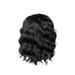 zttd wig fashion short curly wig women s middle part black water wavy short curly sleeve