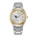 Women's Silver/Gold West Virginia Mountaineers Citizen Eco-Drive Two-Tone Watch