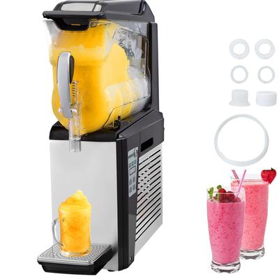 VEVOR Frozen Drink Machine, 10L Single Bowl Commercial Slushy Machine, 600W Slush Drink Maker
