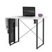 Sew Ready Pivot Sewing Table with Storage Panel and Adjustable Platform