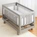 BreathableBaby Breathable Mesh Liner for Full-Size Cribs, Classic 3mm Mesh (Size 4FS Covers 3 or 4 Sides)