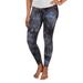 Women's Concepts Sport Black Tennessee Titans Burst Tie Dye Leggings