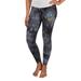 Women's Concepts Sport Black Jacksonville Jaguars Burst Tie Dye Leggings