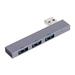 Lomubue USB Docking Station 3 in 1 Multifunctional High Speed Multi-port Expansion Portable USB2.0/USB3.0 Splitter Hub Adapter for Laptop