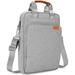 NIDOO Waterproof Laptop Bag for 13 Inch MacBook Air Pro M1 / 12.9 Inch iPad Pro M1 / 12.4 Inch Surface Laptop Go Shoulder Bag Sleeve for 13 Inch Galaxy Book Pro/Surface Pro X 8 / XPS 13 Grey