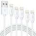 Overtime Phone Charger Lightning Cable Pack (4ft/4ft/6ft/6ft/10ft) MFI Certified | Lightning Charger Cables 4ft 6ft 10ft