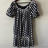 Madewell Dresses | Madewell Black And White Dot Dress | Color: Black/White | Size: Xxs