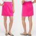 J. Crew Skirts | J.Crew Scalloped Sidewalk Mini Skirt Pink Linen Cotton Blend Size 6 | Color: Pink | Size: 6