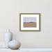 Casa Fine Arts Neutral Desert Plains By Filippo Loco - Single Picture Frame Print Paper in Blue/Brown/Gray | 14.25 H x 16.25 W x 0.75 D in | Wayfair