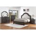 Wildon Home® 6-1_Marya Upholstered Tufted Panel Bedroom Set Upholstered in Brown | 68 H x 63.5 W x 66 D in | Wayfair