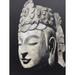 Bungalow Rose Smile Buddha - Wrapped Canvas Painting Canvas in Black/White | 16 H x 12 W x 1 D in | Wayfair 79B083AF2819483CADAABFBACB4A9FBA