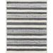 Gray/White 108 x 79 x 1.18 in Area Rug - Mercury Row® Watley Area Rug Dark Gray Polyester | 108 H x 79 W x 1.18 D in | Wayfair