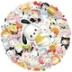Autocollants mélangés 3D Anime pour enfants Sanurgente Hello Kitty My Melody Kuromi Cinnamoroll