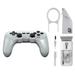 8BitDo - Pro 2 Bluetooth Gamepad - Gray With Cleaning Electric kit Bolt Axtion Bundle Used