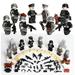 Soapjuice Soldiers 8 Mini Figures Set Building Blocks Horse & Dog Toy Military Minifigures