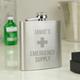 Personalised Emergency Supply Hip Flask