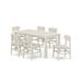 Modern Studio Urban Chair 7-Piece Parsons Table Dining Set