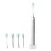 Tuphregyow Ultra Whitening Toothbrush Smart Toothbrush Accepted Power Toothbrush Rechargeable Toothbrush 4 Brush Head 6 Gears Base Charging Models for Father s Day Gift