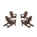 4-Piece Monterey Bay Oversized Adirondack Chair Conversation Set