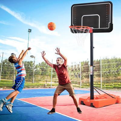 Portable 6.6-10ft Height Adjustable Basketball Hoop and Goal with Vertical Jump Measurement