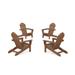 4-Piece Monterey Bay Adirondack Chair Conversation Set